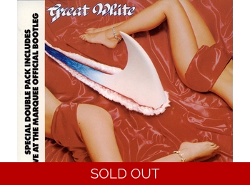 Great White ‎– ...Twice Shy + Live At The Marquee - RARE Limited Edition 11 Track CD Album c/w Bonus 8 Track Live CD